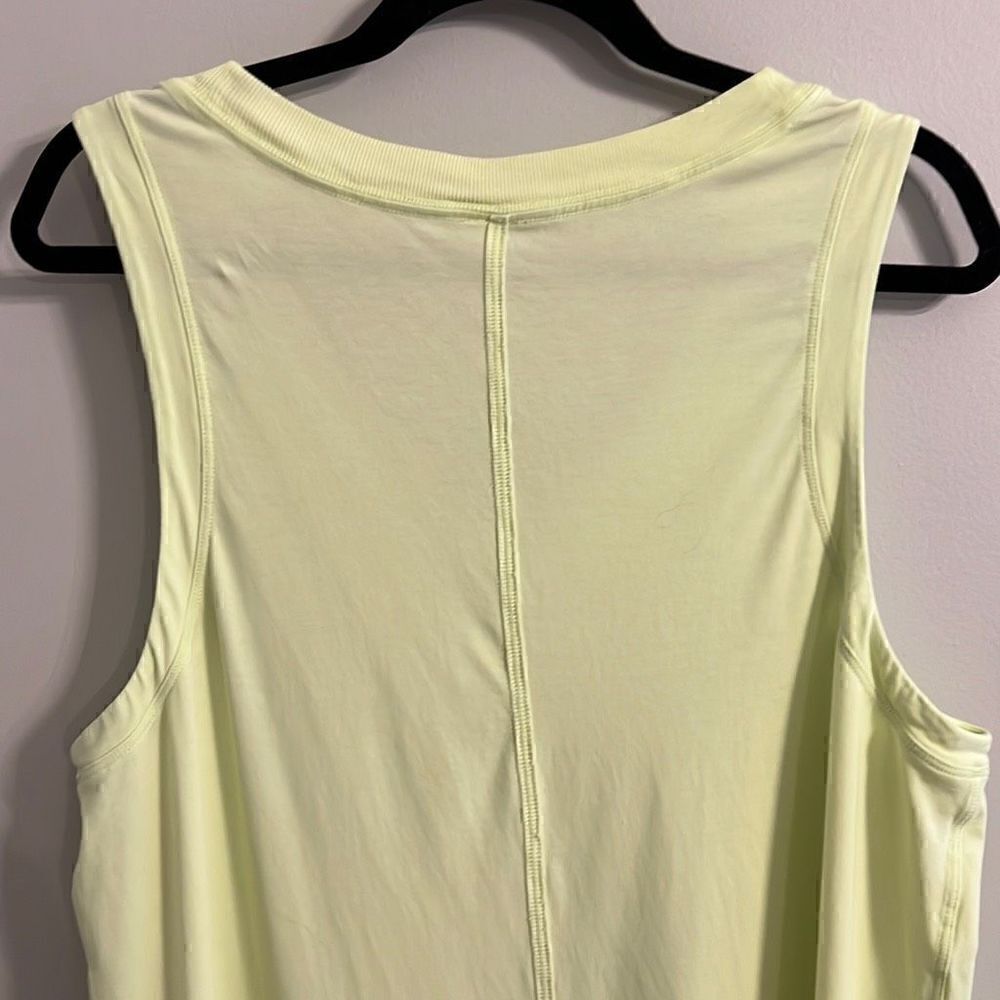 Lululemon All Yours Tank Maxi Dress CPNG Crispin Neon Green size 14 - Picture 8 of 10